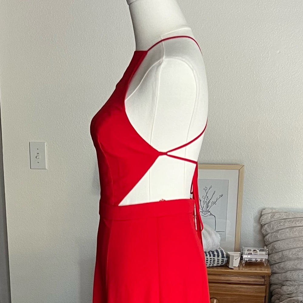 Fame and Partners backless red dreamer dress - Picture 8 of 8
